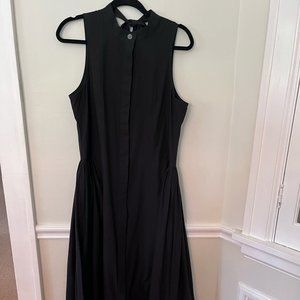 NWT Black Ottodame Dress, US Size 10, Made in Italy